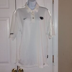 Nike Dry  Nittany Lions Shere Penn State polo dress shirt Sz S